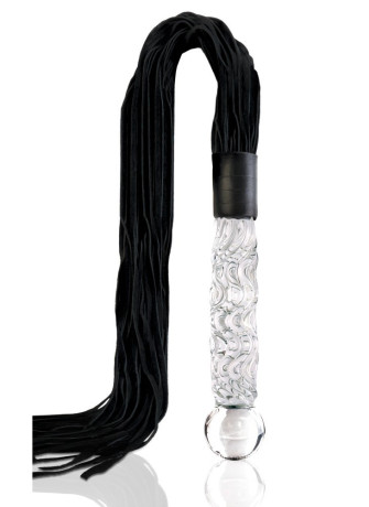 Hand Blown Glass Whip
